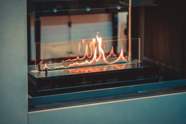 Biofireplace yanık etanol gaz.