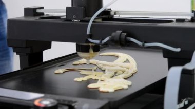 3D printerlere harcama maddeler sıvı hamur için. Krep yazdırma 3d printerlere harcama maddeler