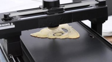 3D printerlere harcama maddeler sıvı hamur için. Krep yazdırma 3d printerlere harcama maddeler