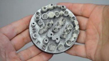 Diş kron baskılı metal makine sinterleme 3d yazıcı lazer