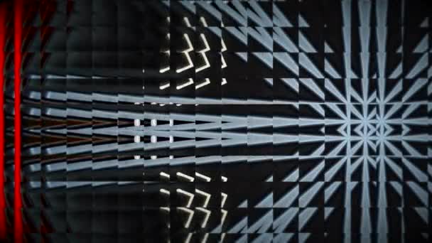 Caleidoscopio abstracto movimiento fondo . — Vídeos de Stock
