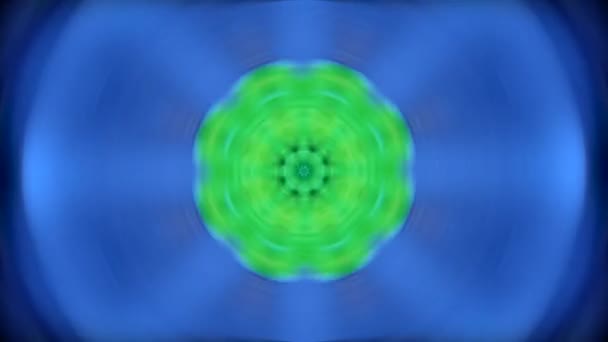 Абстрактний рух калейдоскопа . — стокове відео