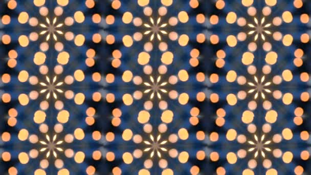 Absztrakt Kaleidoszkóp mozgó háttér. — Stock videók