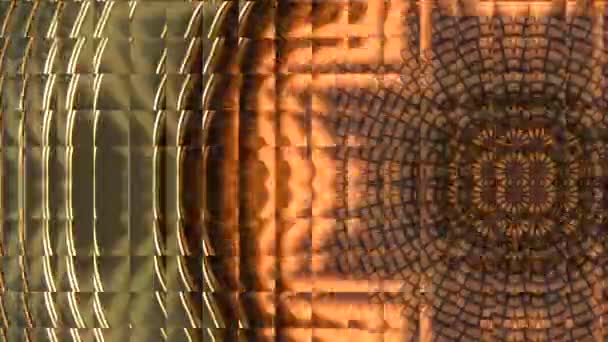 Абстрактный анимированный калейдоскоп . — стоковое видео