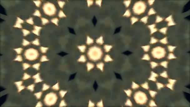 Abstract animated kaleidoscope motion background. — Stock Video