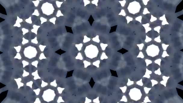 Abstract animated kaleidoscope motion background. — Stock Video