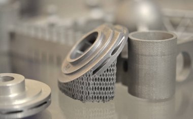 Metal 3d yazıcıya yazdırılan nesne