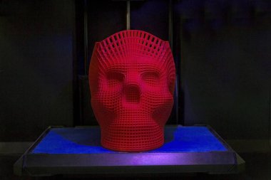 o model bir 3B yazıcıya yazdırılır