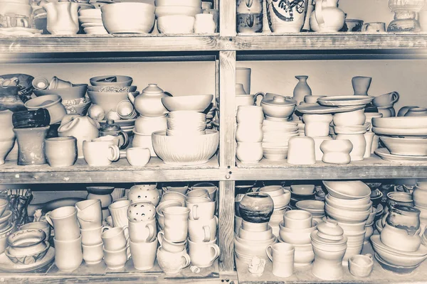 Alte Vintage Foto helle Keramik — Stockfoto