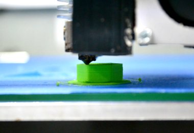 3d yazıcı çalışmaları yakından