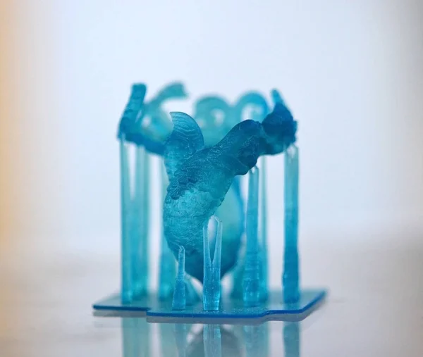 Objects photopolymer printed on a 3d printer. — Stock Photo, Image