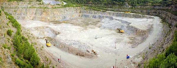 Panorama de carrière de granit — Photo