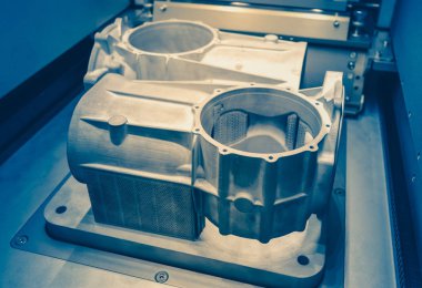 Model lazer sinterleme makine oluşturulan destekler ile çalışma odasında kalır