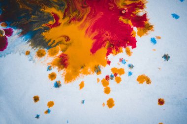 renkli boyalar bulanık arka plan boşanma