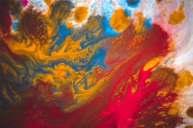 renkli boyalar bulanık arka plan boşanma