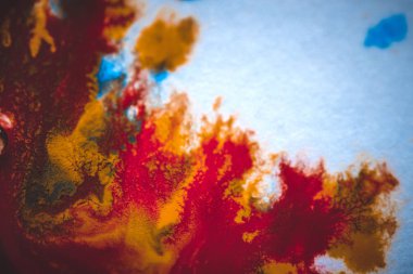 renkli boyalar bulanık arka plan boşanma