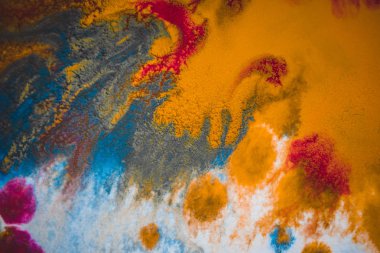 renkli boyalar bulanık arka plan boşanma