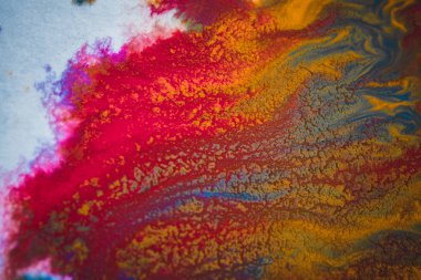 renkli boyalar bulanık arka plan boşanma