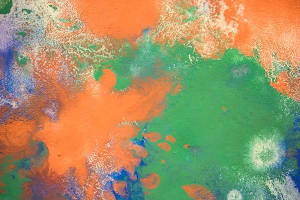 multicolored paint stains, drips, splashes, mixing