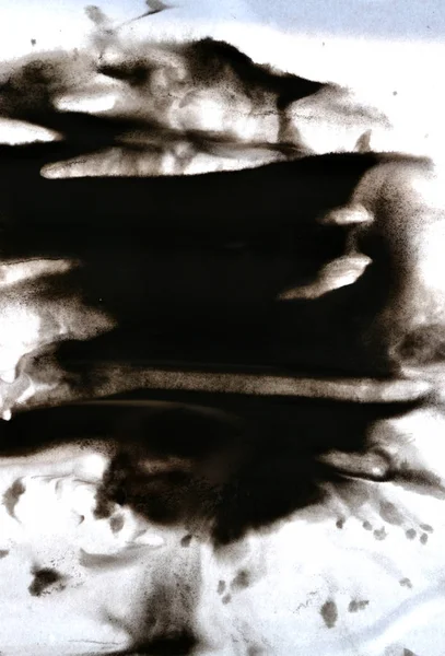 Black Abstract Background Ink Stains Spread — Stock fotografie