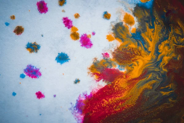 renkli boyalar bulanık arka plan boşanma