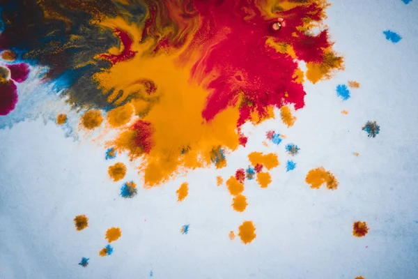 renkli boyalar bulanık arka plan boşanma