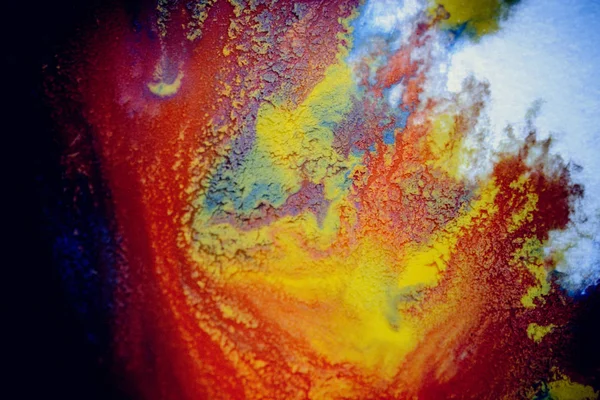 Ráfagas de pintura multicolor — Foto de Stock