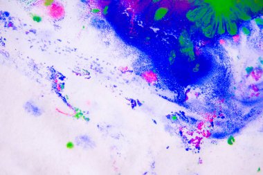 Lekelerpembe, yeşil ve mavi soyut arka plan