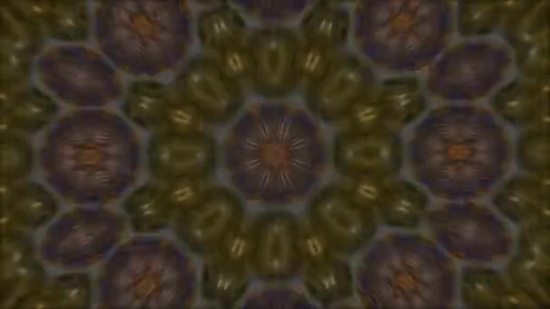 Abstract kaleidoscope motion background. — Stock Video