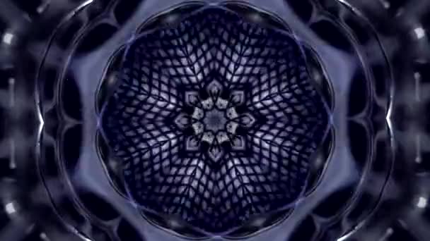 Abstraktní kaleidoskop pohybu pozadí. — Stock video