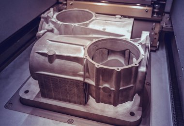 Model lazer sinterleme makine oluşturulan destekler ile çalışma odasında kalır