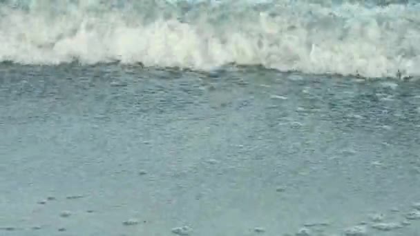 Water Sea Wave Sandy close-up — Stockvideo