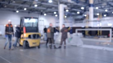 Büyük bina içinde inşaat işleri
