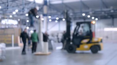 Büyük bina içinde inşaat işleri