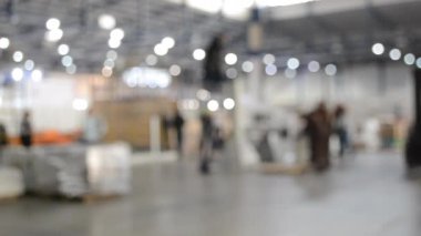 Büyük bina içinde inşaat işleri