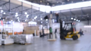Büyük bina içinde inşaat işleri