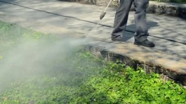 Sokak temizleme basınçlı su