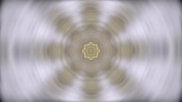 Pohyb na pozadí abstraktní animovaný kaleidoskop. — Stock video