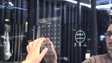 Entegre ve dahili monitör ve Android sistemi ile akıllı ayna