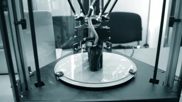3D打印机正常工作熔融沉积模型 — 图库视频影像