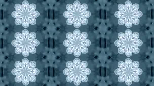Sequentie graphics ornamenten patronen. — Stockvideo