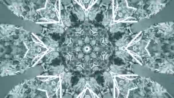 Abstrakte Kaleidoskop-Bewegungshintergründe. — Stockvideo