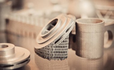 Metal 3d yazıcıya yazdırılan nesne