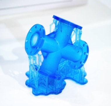 3D yazıcıya yazdırılmış nesneler.