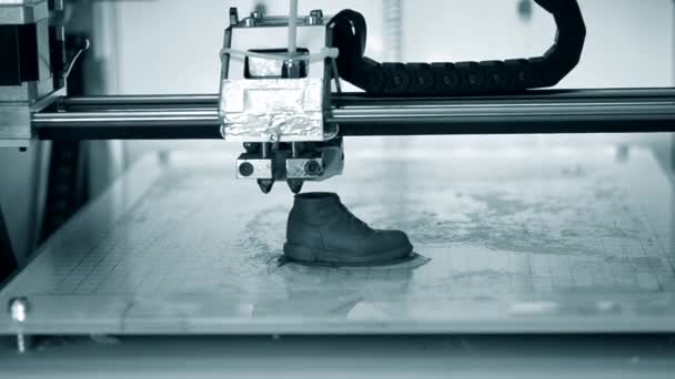 3D tiskárna funguje. Modelování roztavených depozic — Stock video