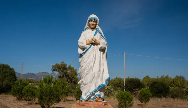 Moeder Teresa Van Calcutta Standbeeld — Stockfoto
