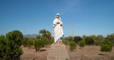 Mother Teresa of Calcutta statue clipart