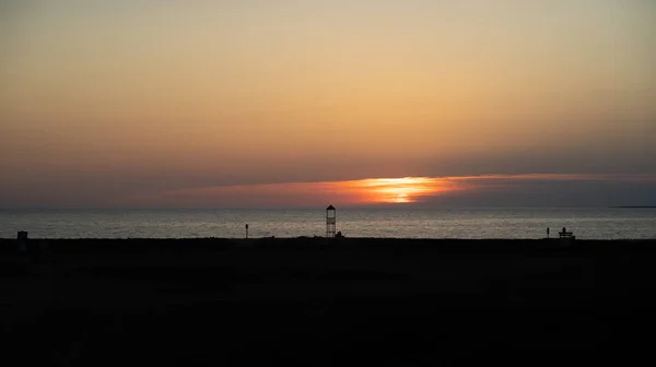 Beautiful Summer Sunset Beach Arutas West Sardinia — Stock Photo, Image