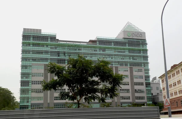 Country Singapore Cidade Singapore Date 2020 View Modern Office Building — Fotografia de Stock