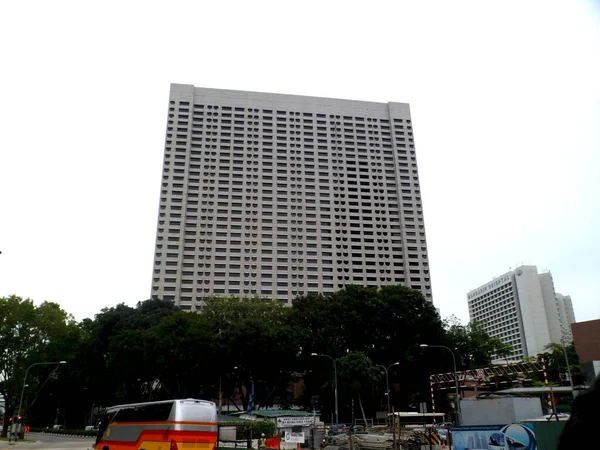 Country Singapore Ciudad Singapore Fecha 2020 Ver Moderno Edificio Oficinas — Foto de Stock